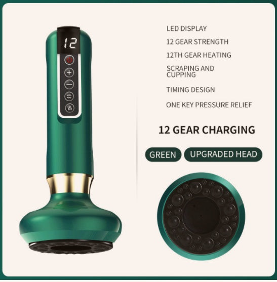 Electric Vacuum Cupping Massager — Body Sculpting & Pain Relief Device