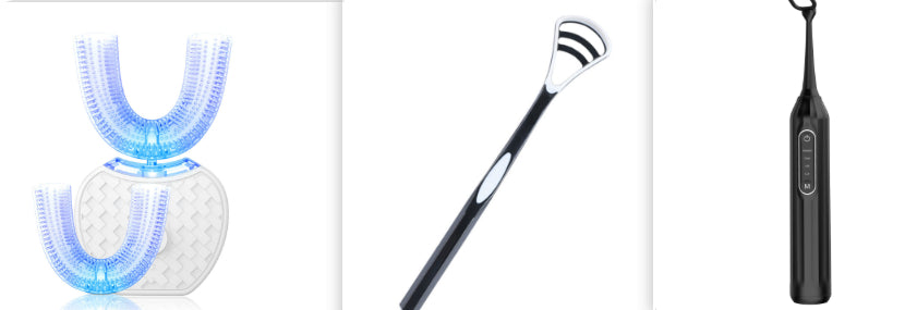 360° Automatic Electric Toothbrush — Whitening U-Shape Sonic Brush