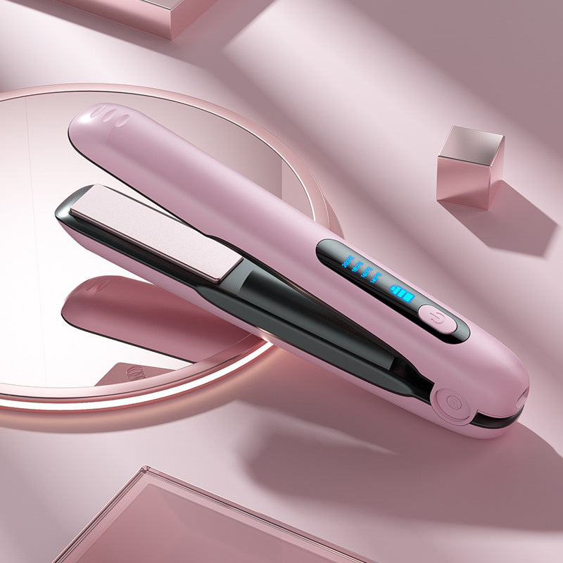 Wireless Flat Iron 2-in-1 — Cordless Hair Straightener & Curler