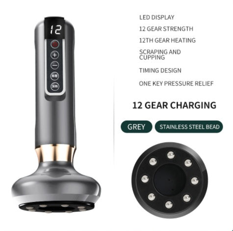 Electric Vacuum Cupping Massager — Body Sculpting & Pain Relief Device