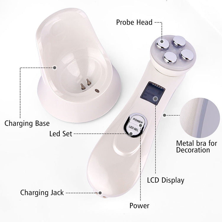 RF & EMS Skin Rejuvenation Device — Anti-Aging Beauty Tool