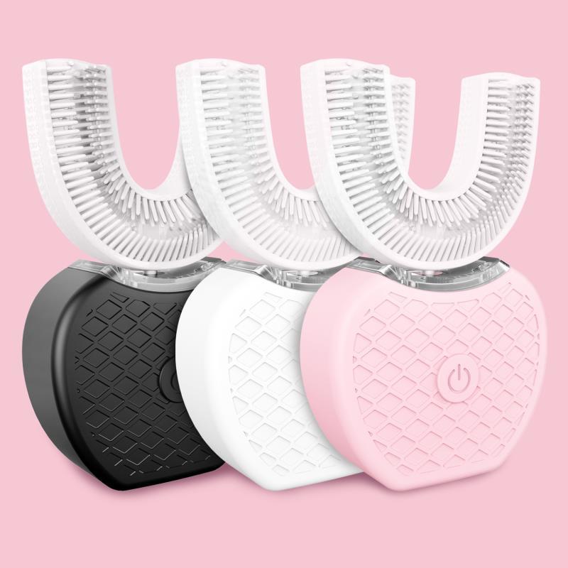 360° Automatic Electric Toothbrush — Whitening U-Shape Sonic Brush