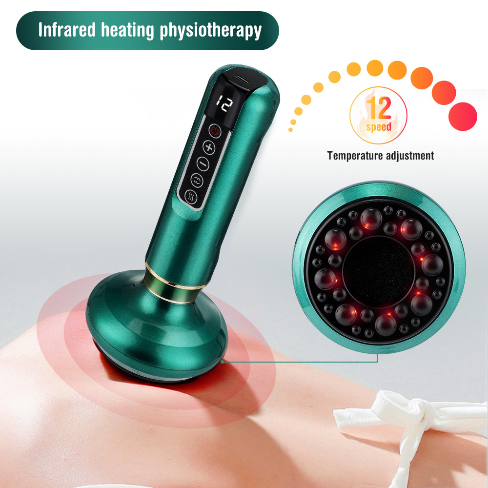 Electric Vacuum Cupping Massager — Body Sculpting & Pain Relief Device