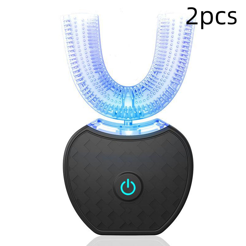 360° Automatic Electric Toothbrush — Whitening U-Shape Sonic Brush