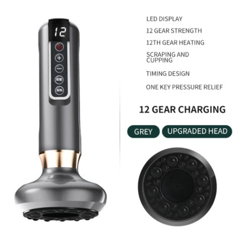 Electric Vacuum Cupping Massager — Body Sculpting & Pain Relief Device
