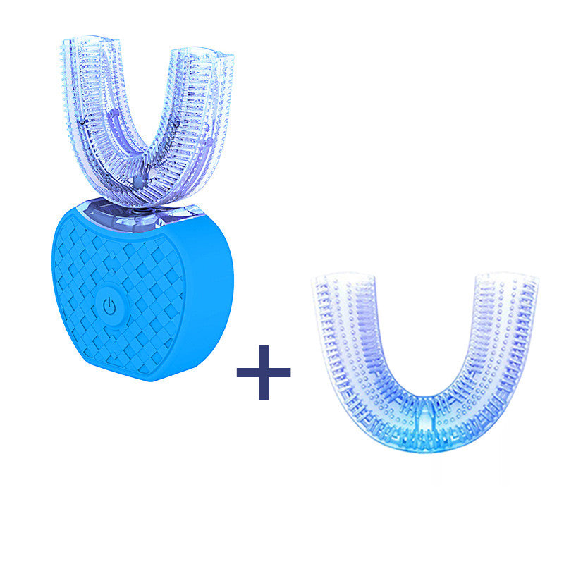 360° Automatic Electric Toothbrush — Whitening U-Shape Sonic Brush