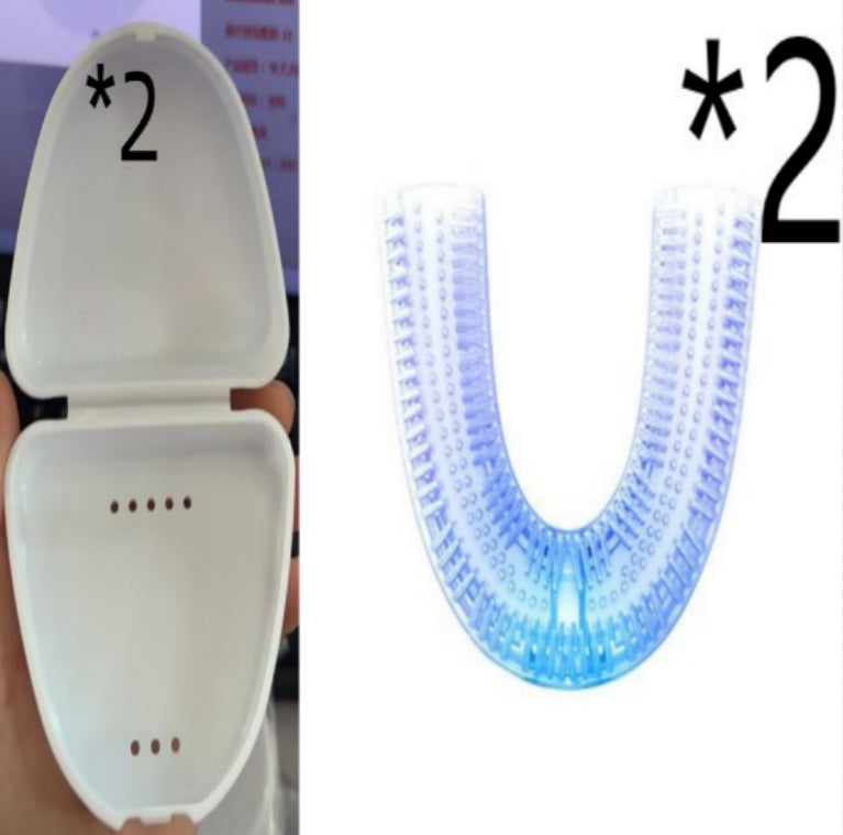 360° Automatic Electric Toothbrush — Whitening U-Shape Sonic Brush