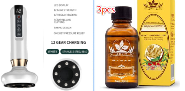 Electric Vacuum Cupping Massager — Body Sculpting & Pain Relief Device