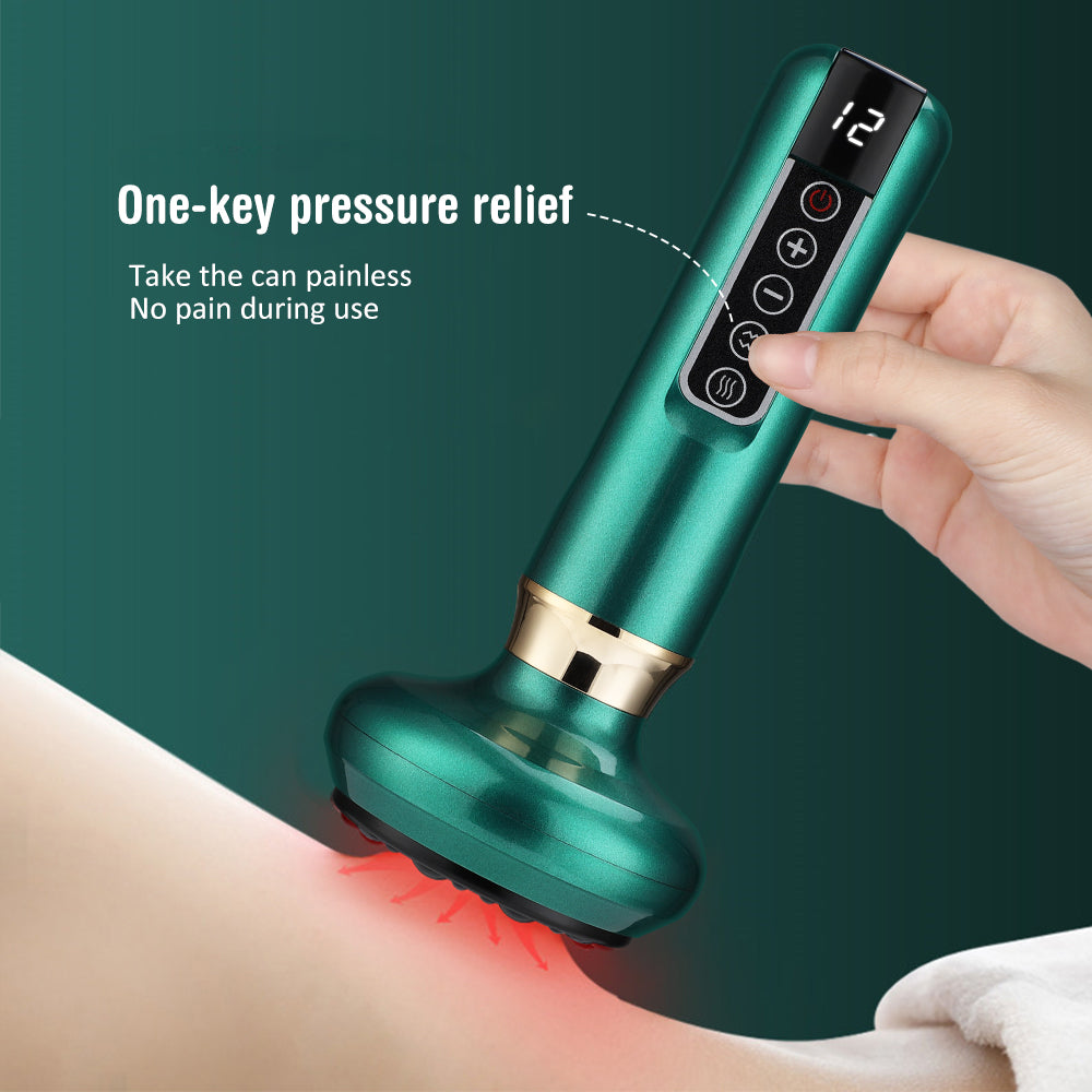 Electric Vacuum Cupping Massager — Body Sculpting & Pain Relief Device