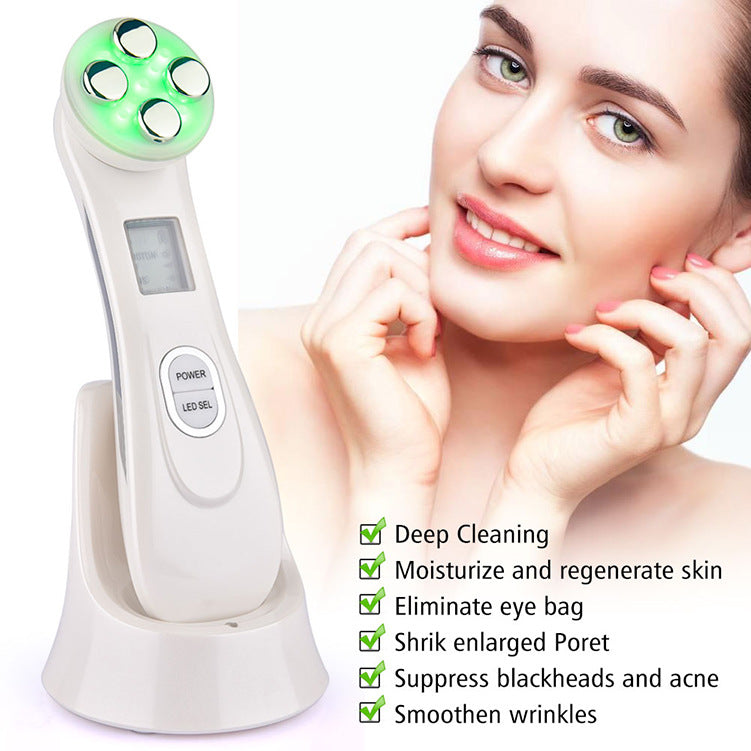 RF & EMS Skin Rejuvenation Device — Anti-Aging Beauty Tool