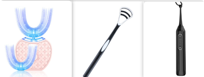 360° Automatic Electric Toothbrush — Whitening U-Shape Sonic Brush