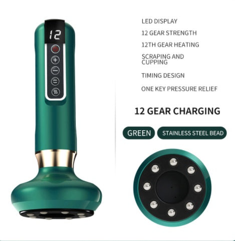 Electric Vacuum Cupping Massager — Body Sculpting & Pain Relief Device