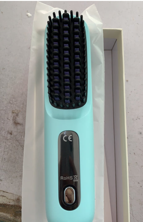 2 In 1 Wireless Hair Straightener Brush — Cordless Straightener & Curler