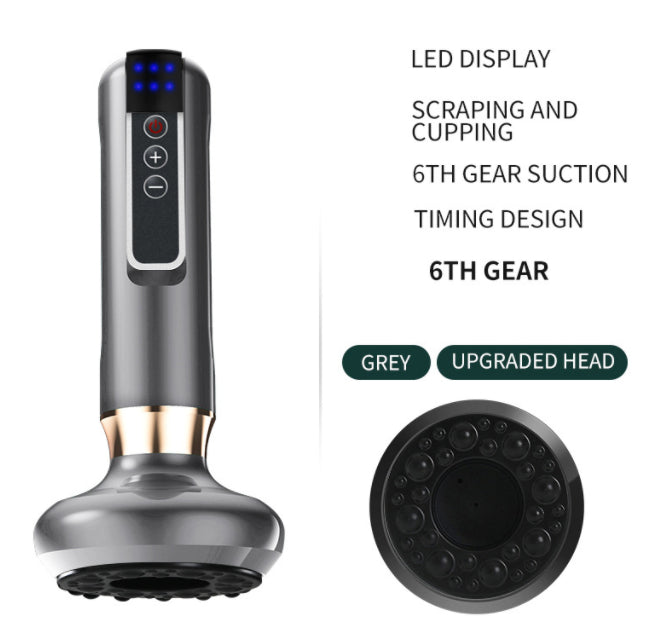 Electric Vacuum Cupping Massager — Body Sculpting & Pain Relief Device