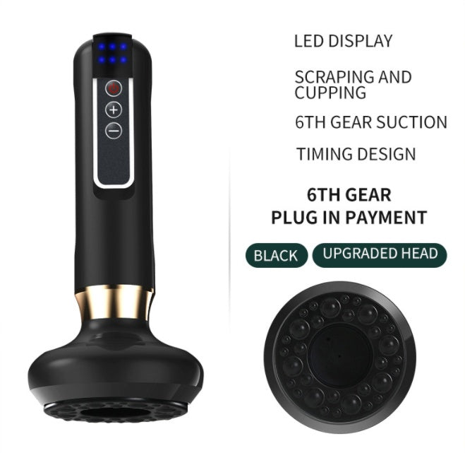 Electric Vacuum Cupping Massager — Body Sculpting & Pain Relief Device
