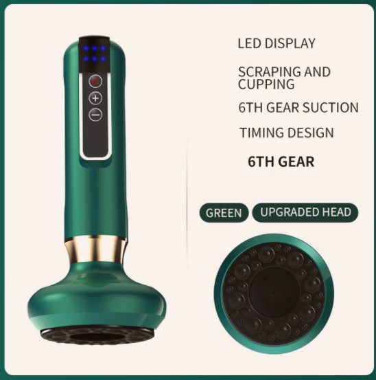 Electric Vacuum Cupping Massager — Body Sculpting & Pain Relief Device