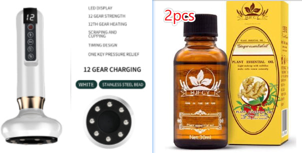 Electric Vacuum Cupping Massager — Body Sculpting & Pain Relief Device